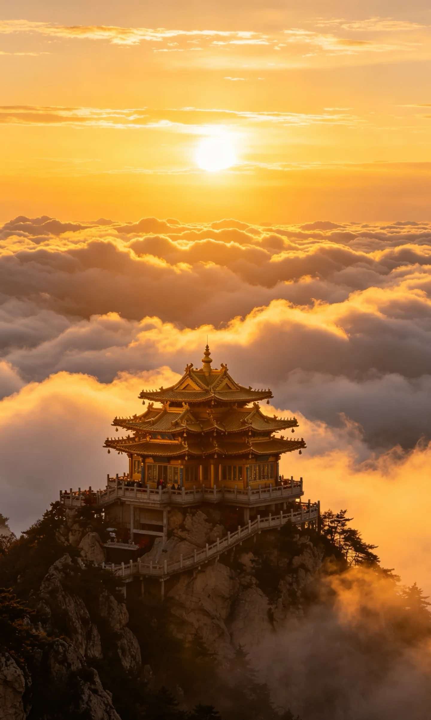 老君山金顶云海 · 问道三日仙境线路图